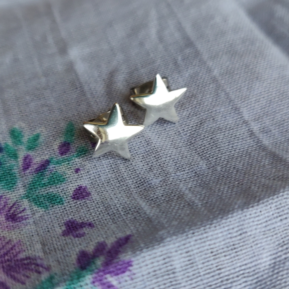 Sterling Star Studs